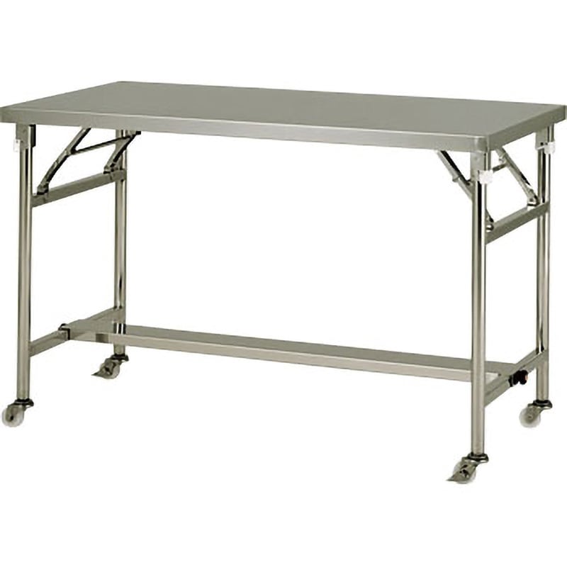 FMT-1860D 脚折りたたみ式作業台キャスター付 1台 テックサス(旧：本庄