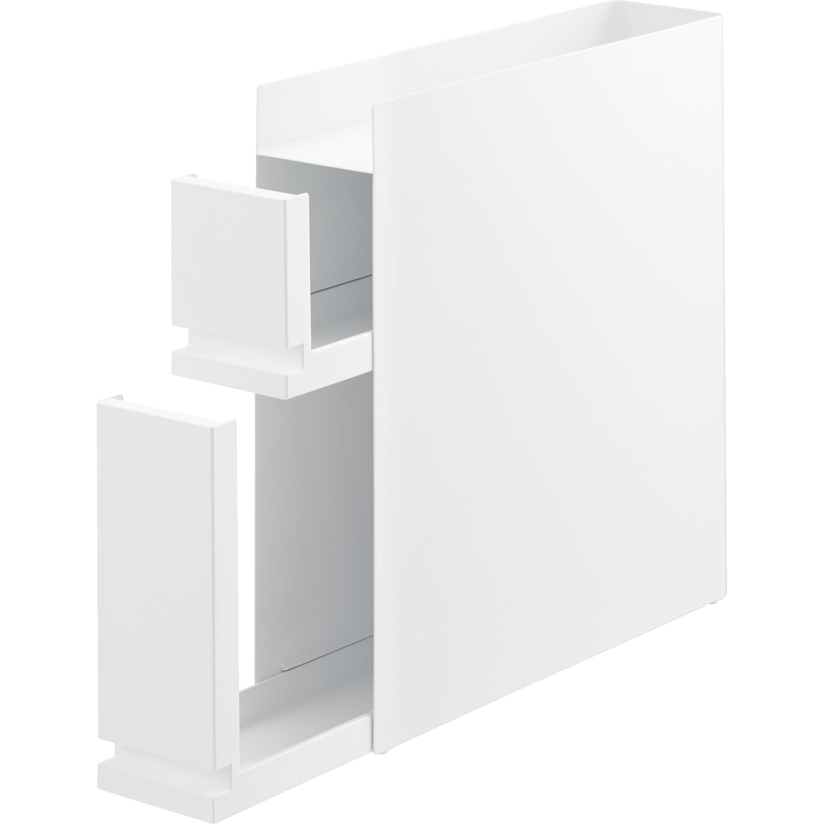 4334 tower タワー 隠せる調味料ラック 2段 山崎実業 ホワイト色 1個