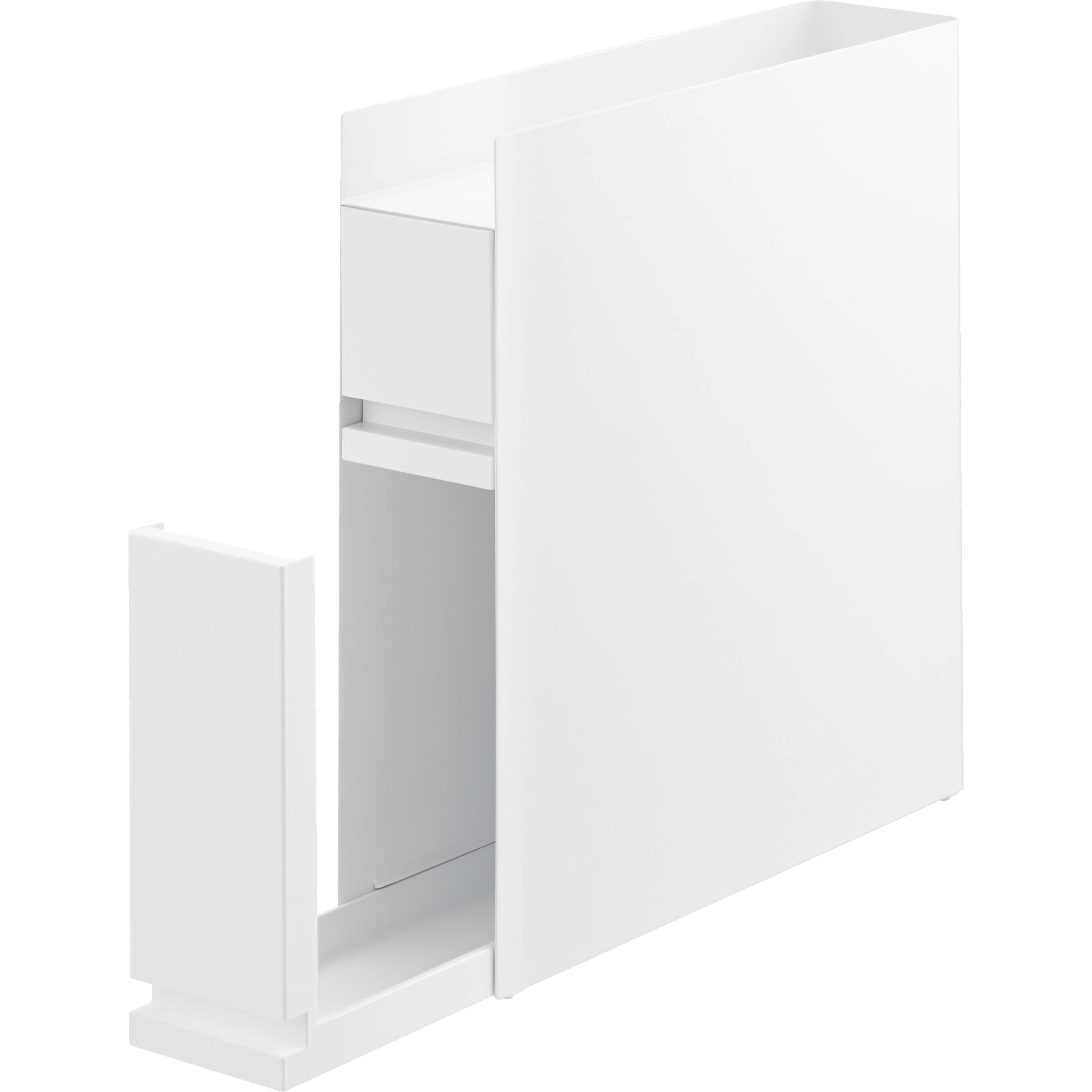 4334 tower タワー 隠せる調味料ラック 2段 山崎実業 ホワイト色 1個