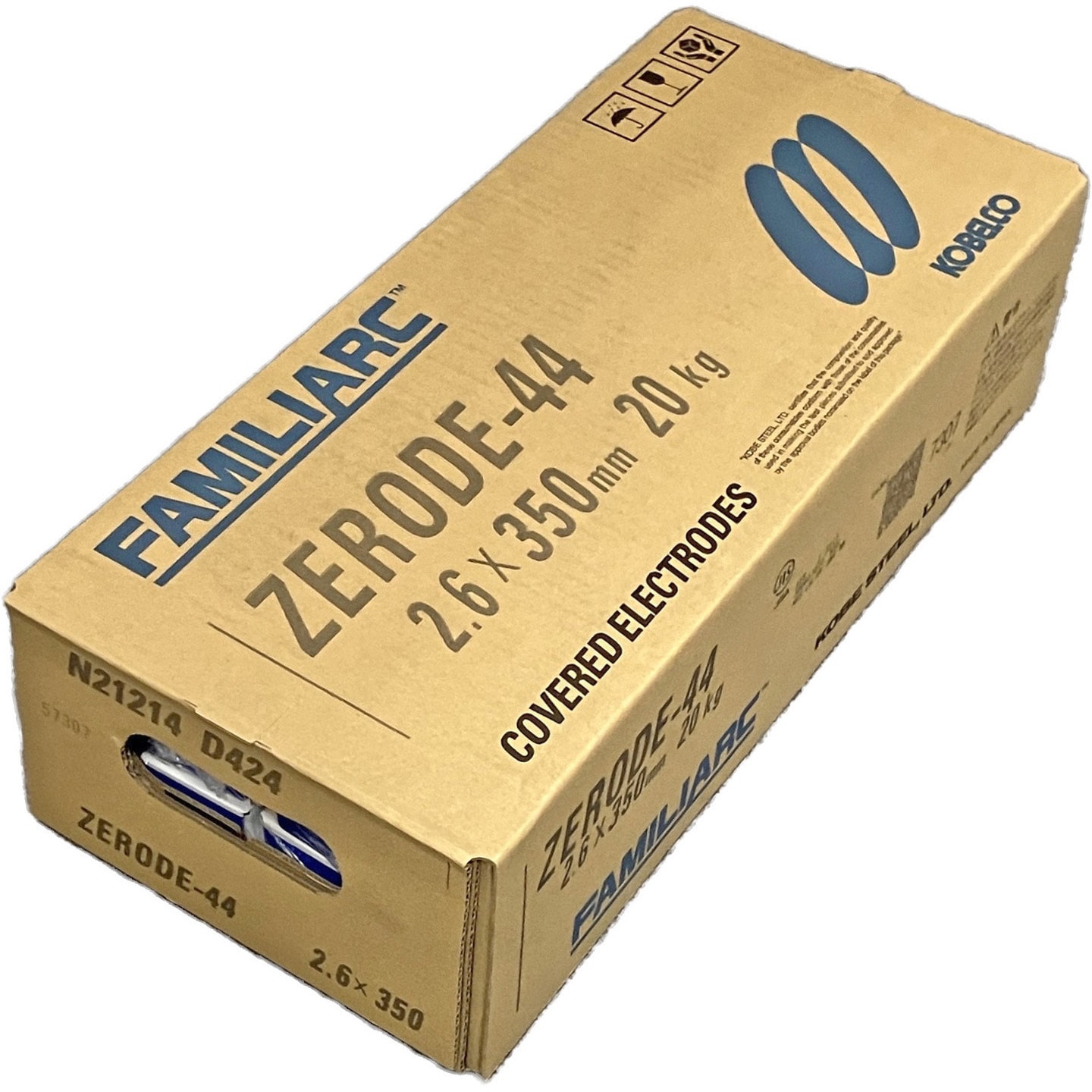 Z-44(ZERODE-44) 軟鋼～550MPa級鋼用溶接棒 神戸製鋼 棒径2.6mm棒長