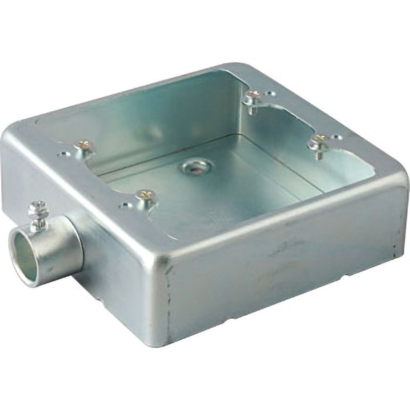 TCS21K19 ねじなしTC露出スイッチボックス 薄鋼用 外山電気 電気亜鉛