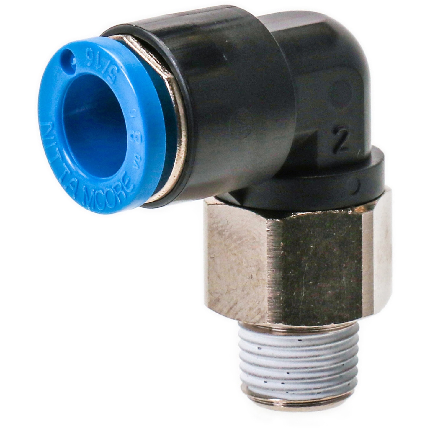 EL8-PT1/8-Z2 プッシュワンEシリーズ 90°エルボ ニッタ ねじの種類R 水