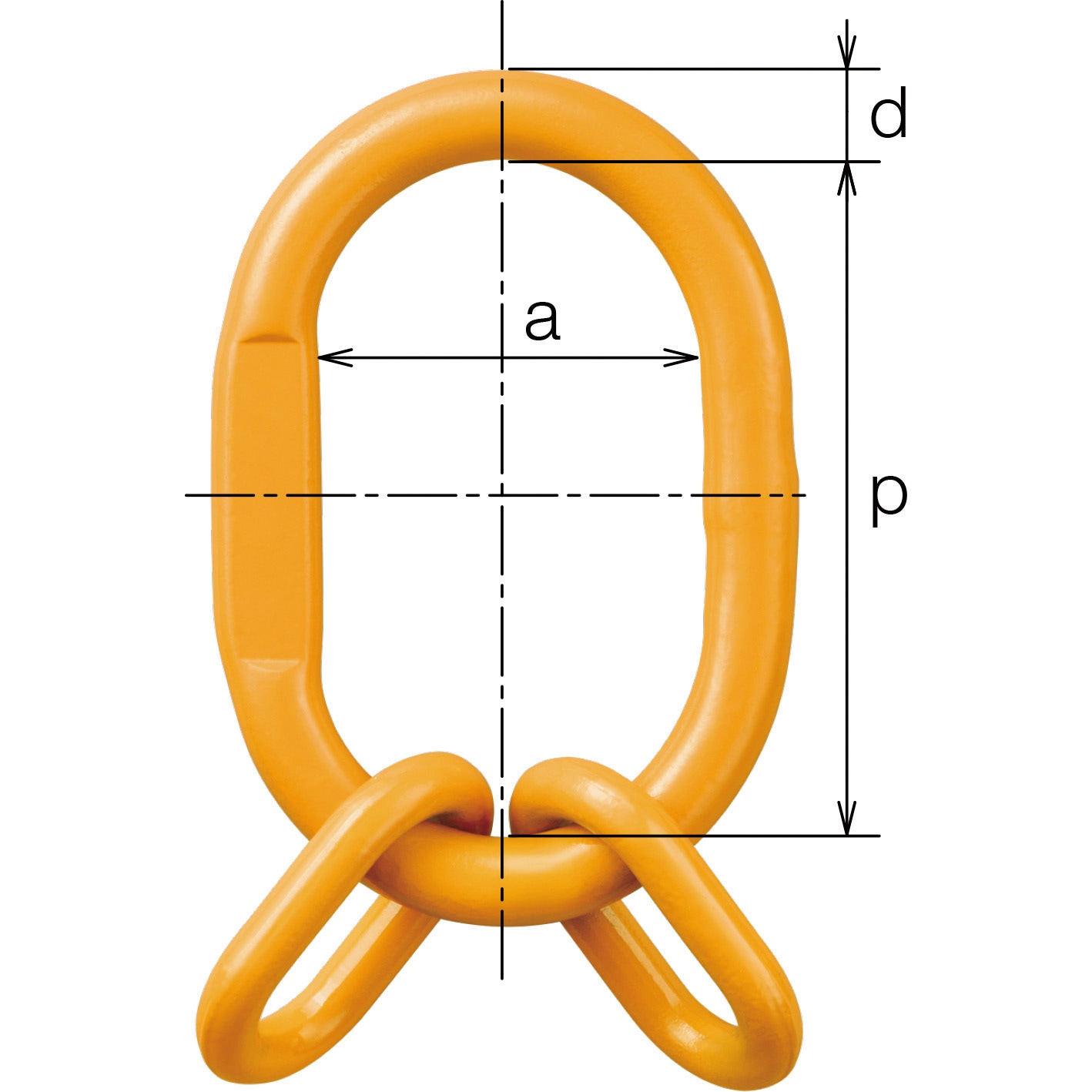 HMF07 チェンスリング(アイタイプ) サブリンク付マスターリンク HMF