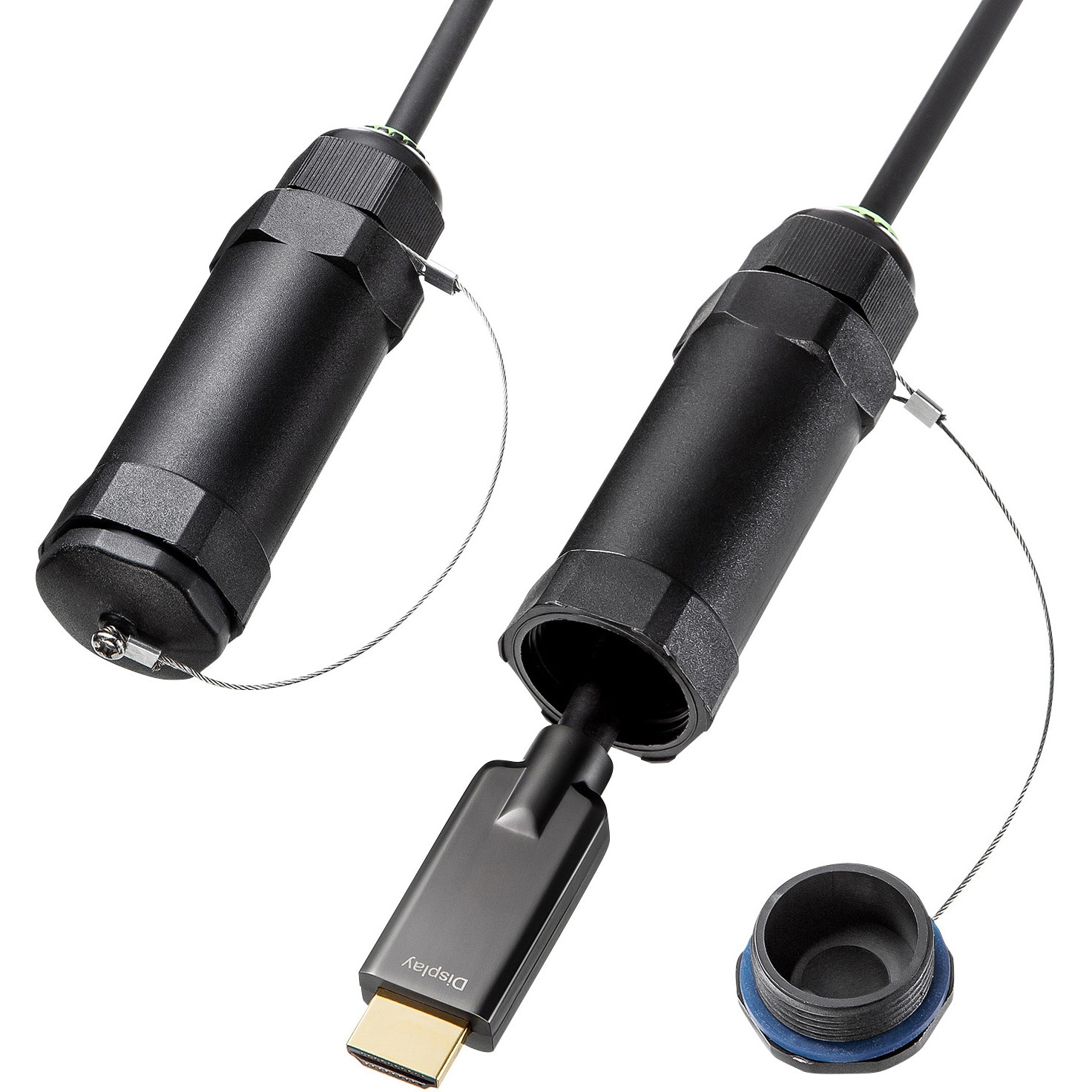 KM-HD20-UFBD50 HDMI光ファイバケーブル サンワサプライ ブラック色