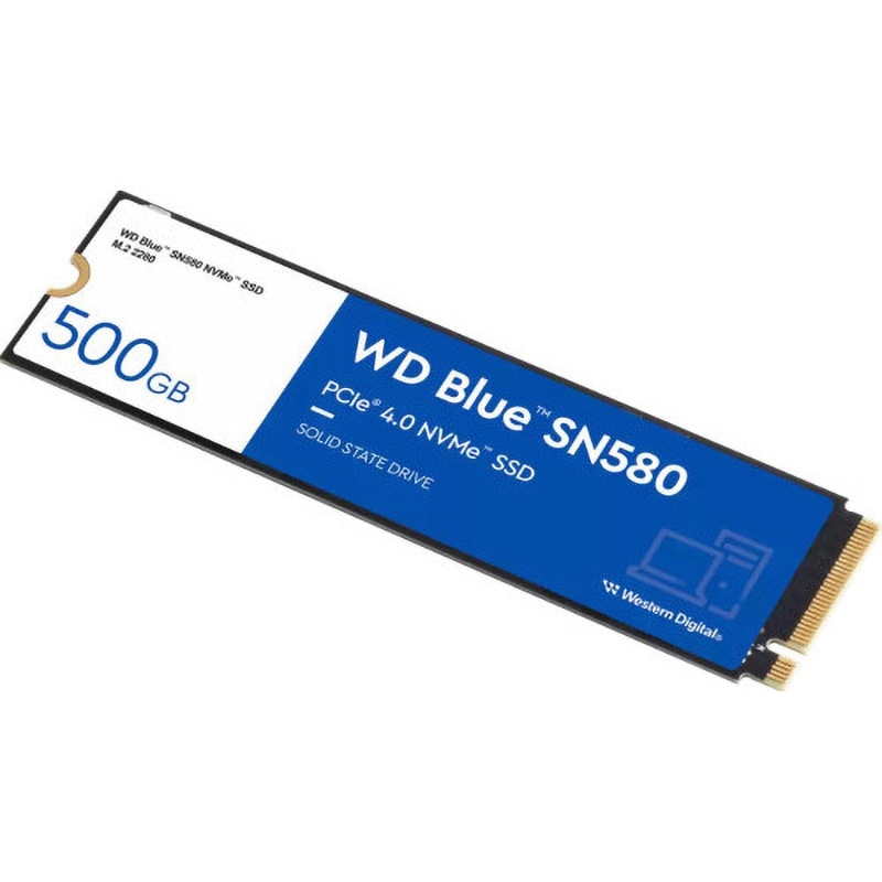 WDS500G3B0E 内蔵SSD WD Blue SN580(NVMe) 1台 Western Digital