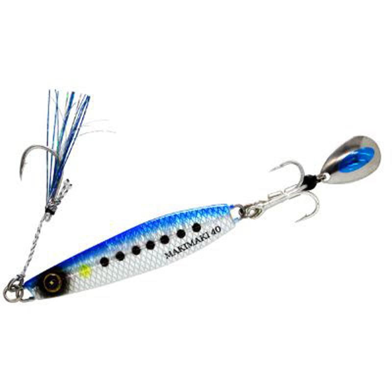 FS417 ジャックアイ マキマキ 40g HAYABUSA 種類12 R魚鱗ブルーイワシ