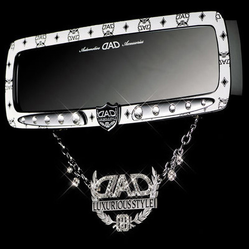 DADミラーネックレスディルスタイプシルバークリスタル中古品