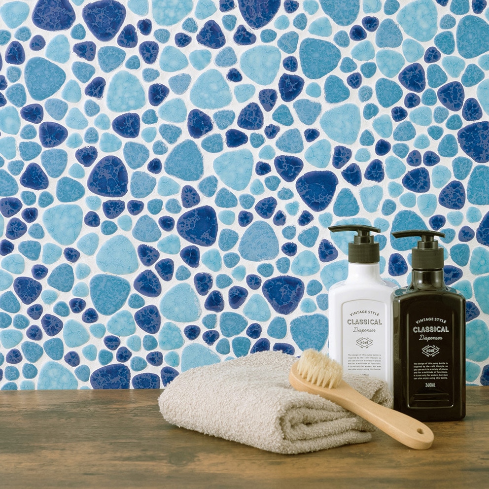 ys-mix-209-bara 玉石モザイクタイル レトロMIXカラー バラ石 玉川窯業