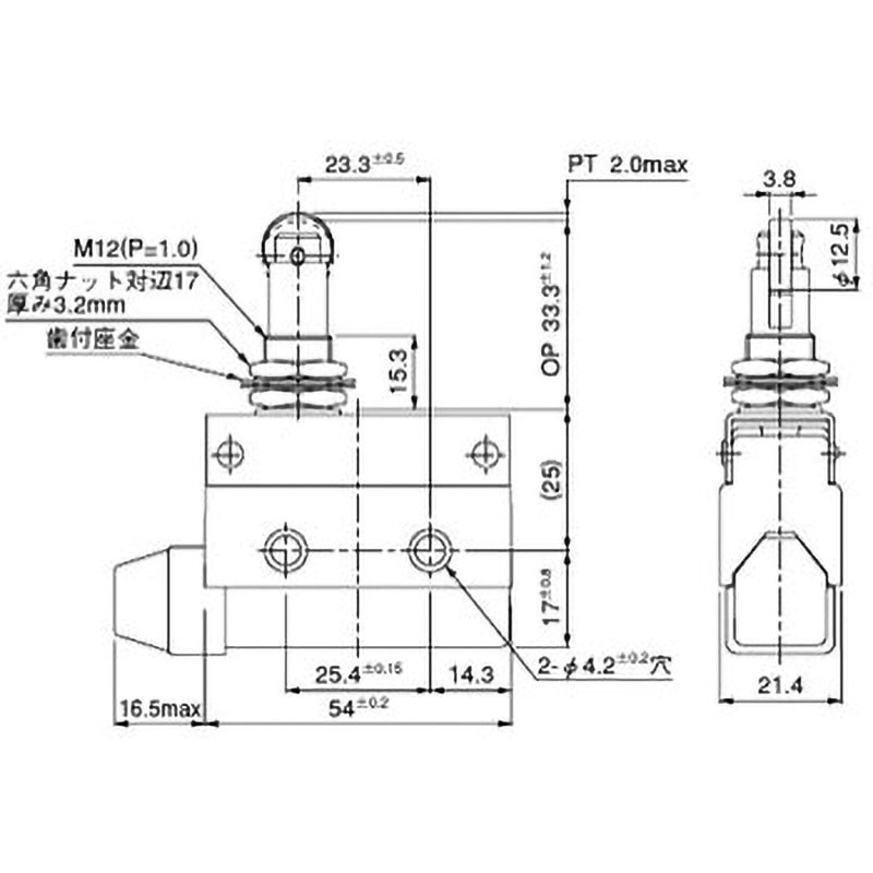 AZ7311 MLミニリミットスイッチ 1個 Panasonic(パナソニック) 【通販