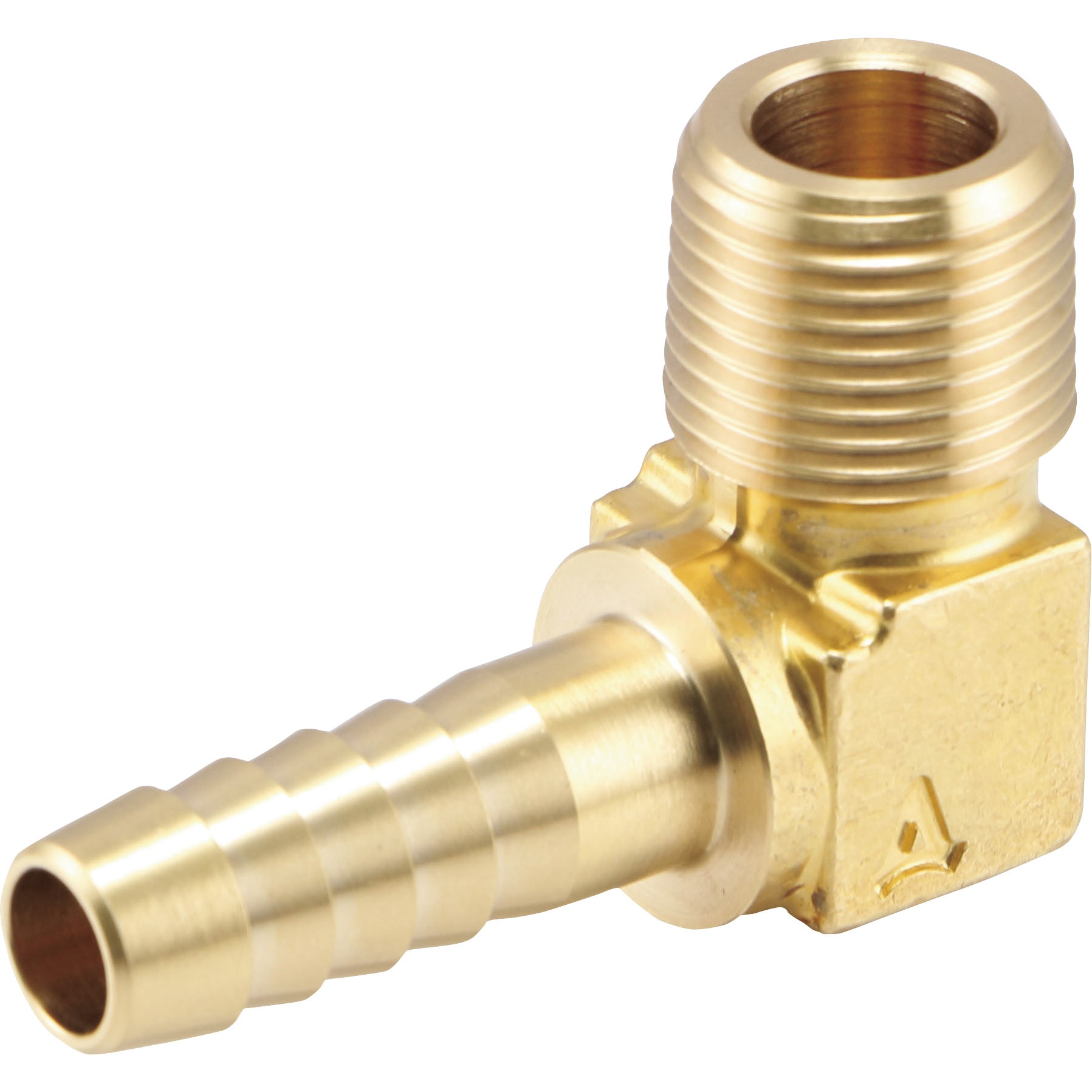 HA-1340R アングル型ホースニップル アソー 材質:黄銅(C3771) タケノコ
