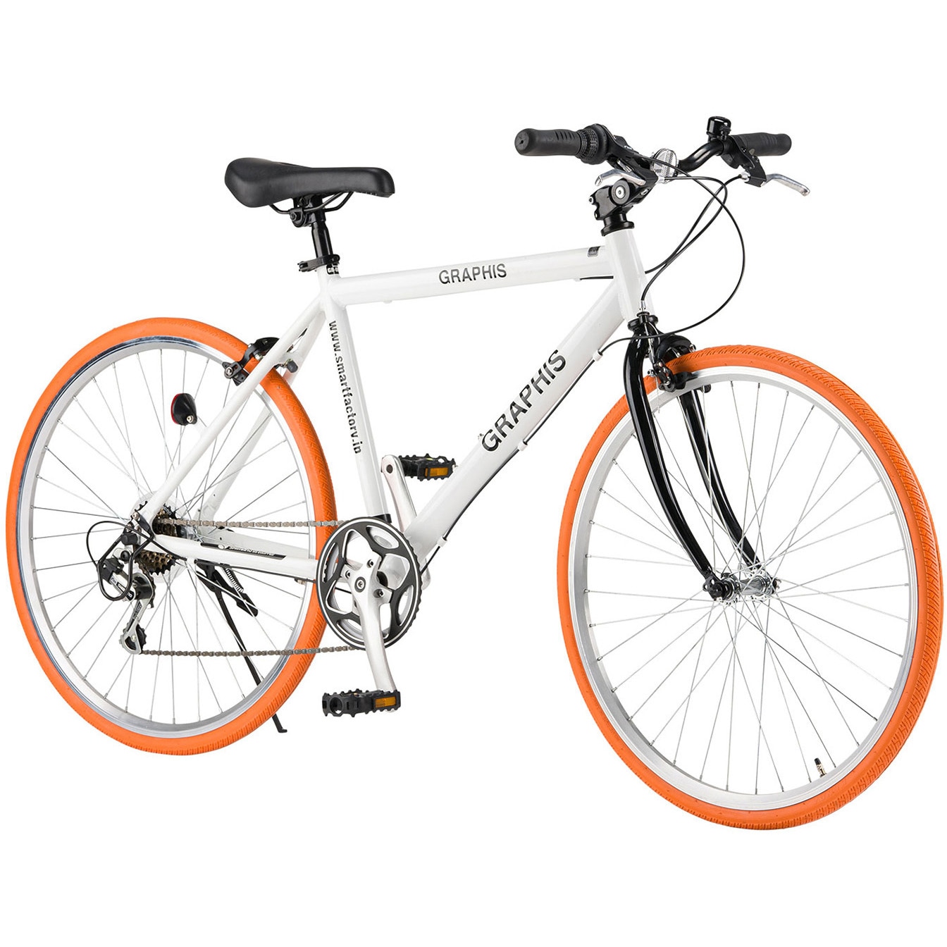 GR-001G クロスバイク 6段変速 アルミフレーム 1台 GRAPHIS 【通販