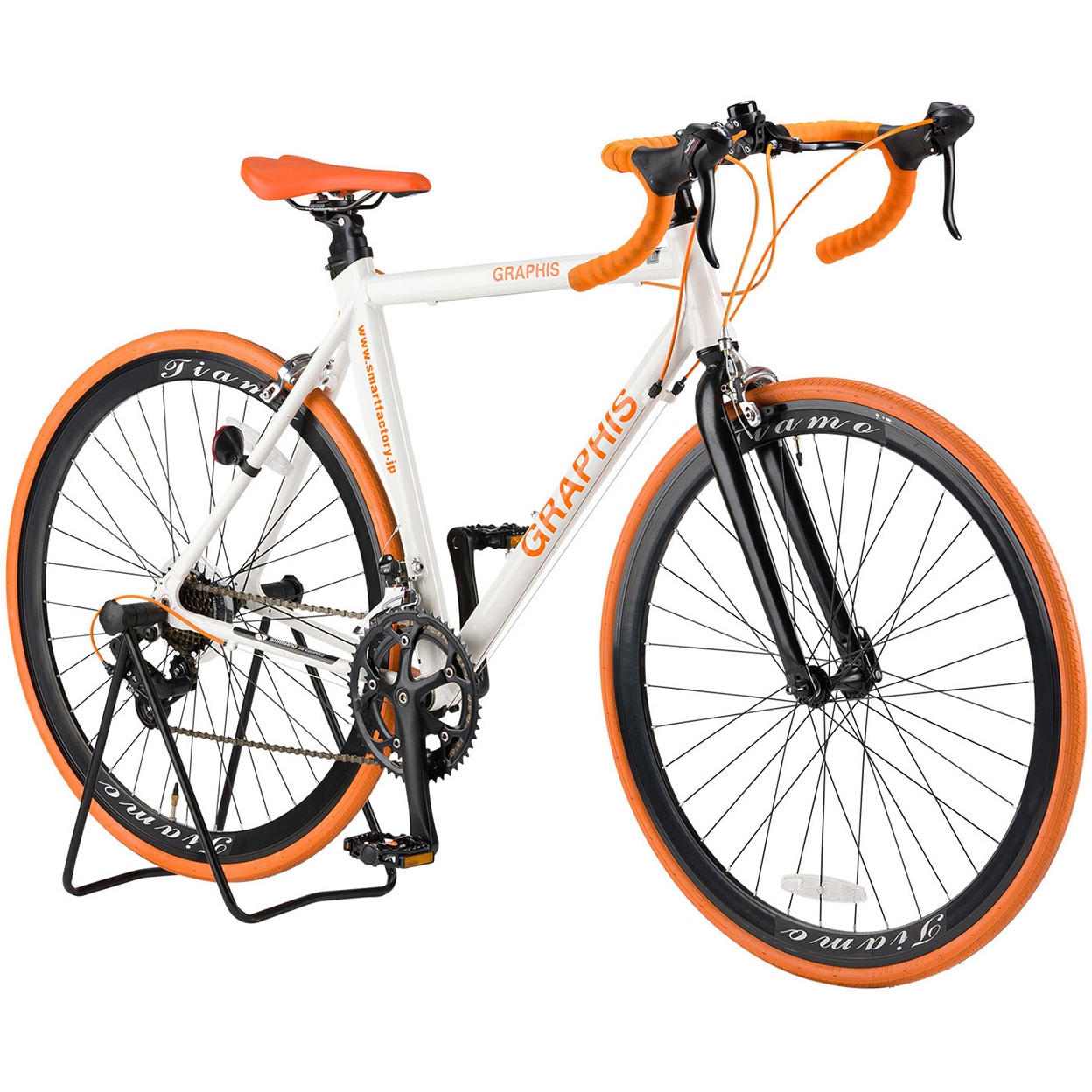 GR-Tiamo 700Cロードバイク 14段変速 アルミフレーム 1台 GRAPHIS