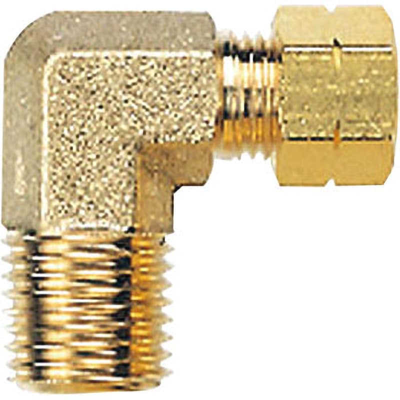 L2N1/8-PT1/8 クイックシール 90°エルボ(高圧タイプ) ニッタ ねじの