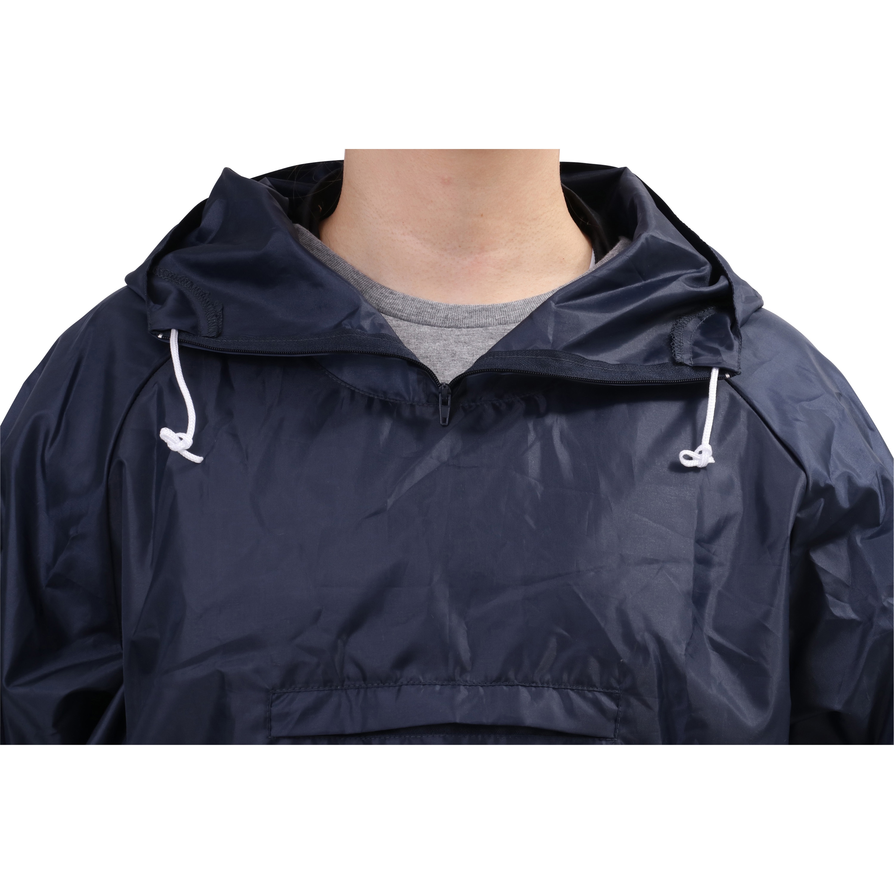 ポリエステルヤッケ 上下セット モノタロウ ネイビー色 サイズL