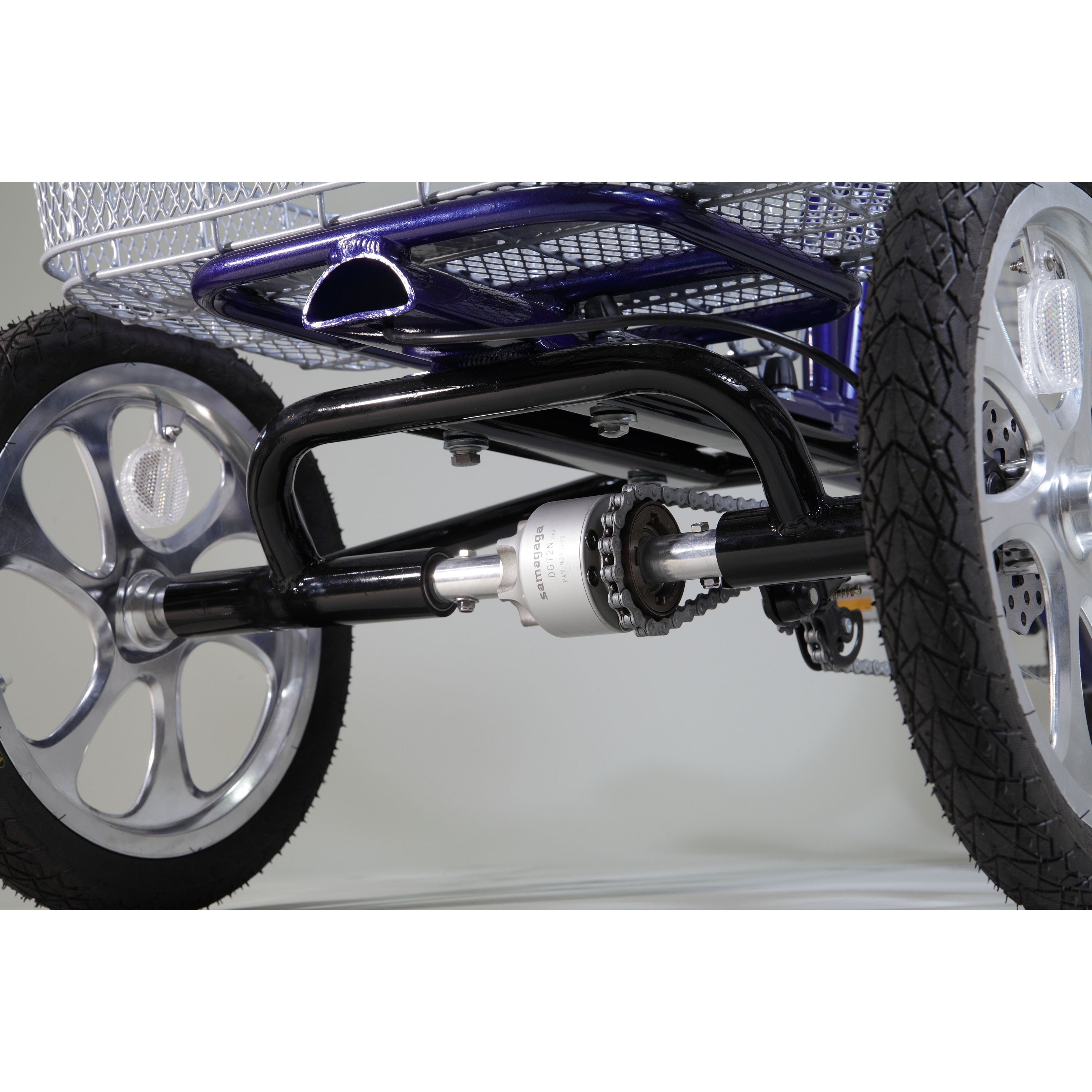 TB-M14B-2 パンクしない四輪自転車 エアロクークルMⅡ 空気入れ不要