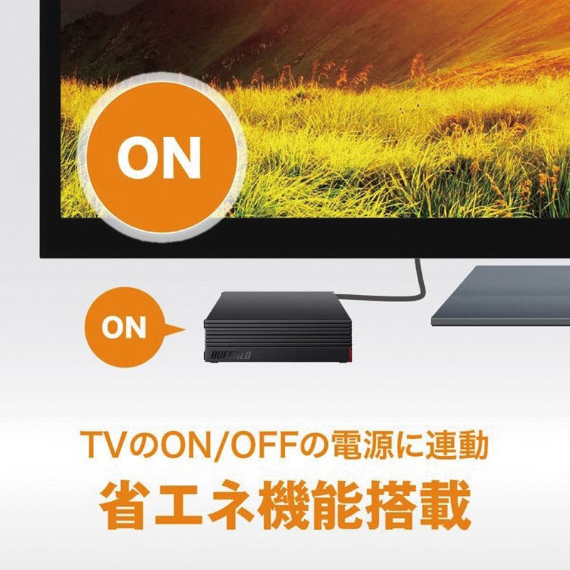 HD-NRLD6.0U3-BA USB3.1(Gen1)/USB3.0/USB2.0接続 外付けHDD PC用&TV