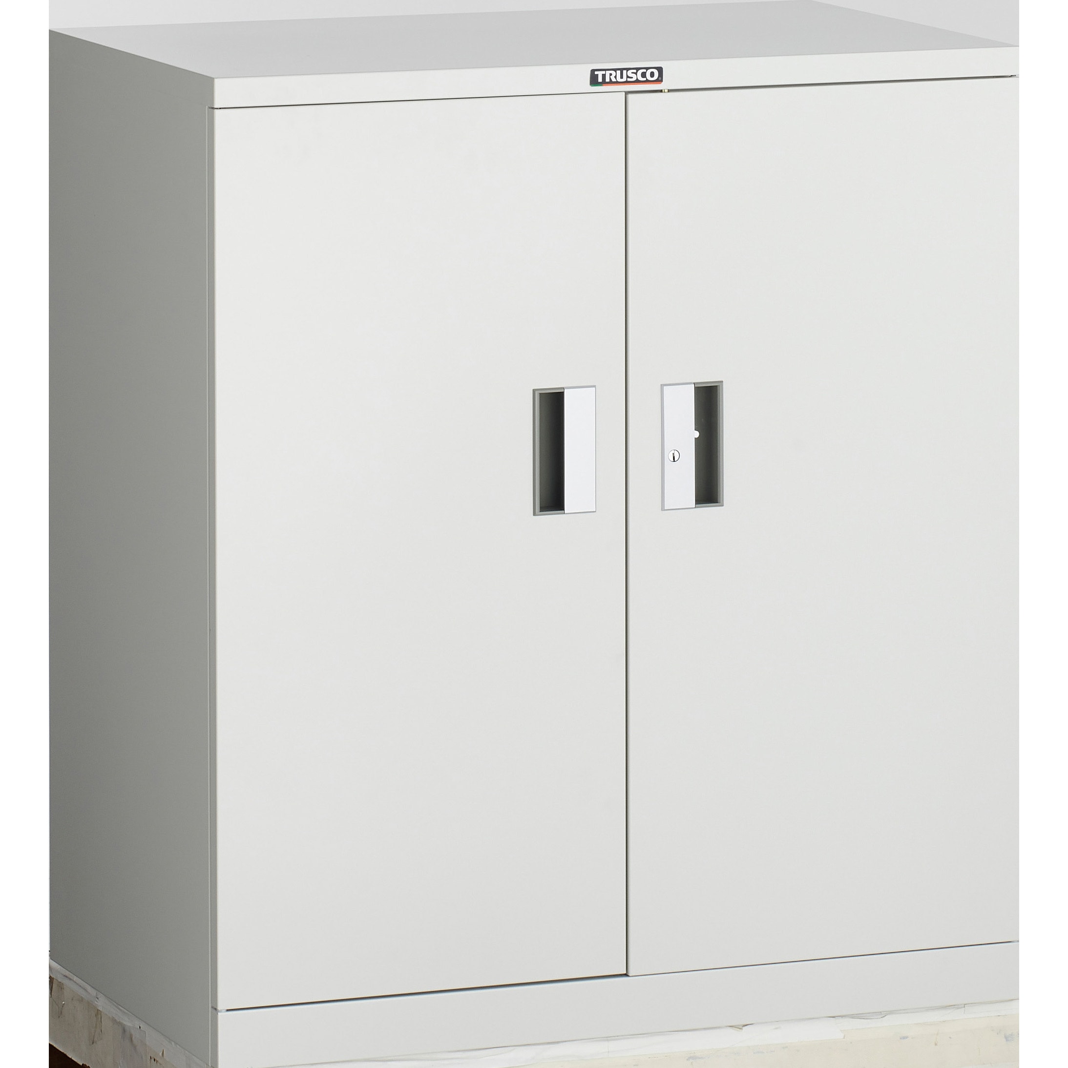 DX-31A-W 工具キャビネット”DX型”(ホワイト) スライド棚・スチール扉付