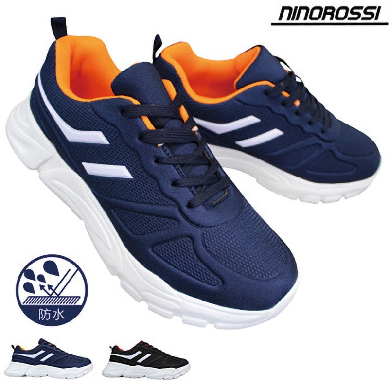 2041 防水スニーカー #2041 フクセン 合成繊維 ブラック色 サイズ28cm