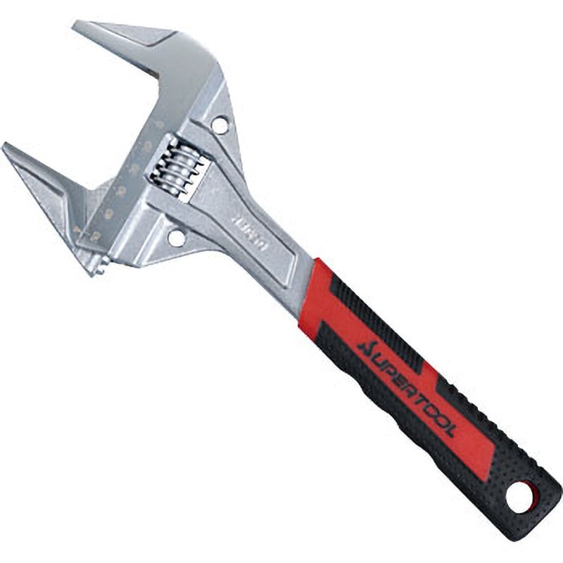 MWG38 超ワイドモンキレンチ(グリップ付) スーパーツール 全長210mm口