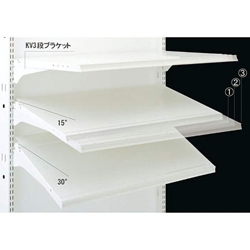 S81748 スチール可変棚板セット(KZ・KS兼用) 1セット タテヤマ