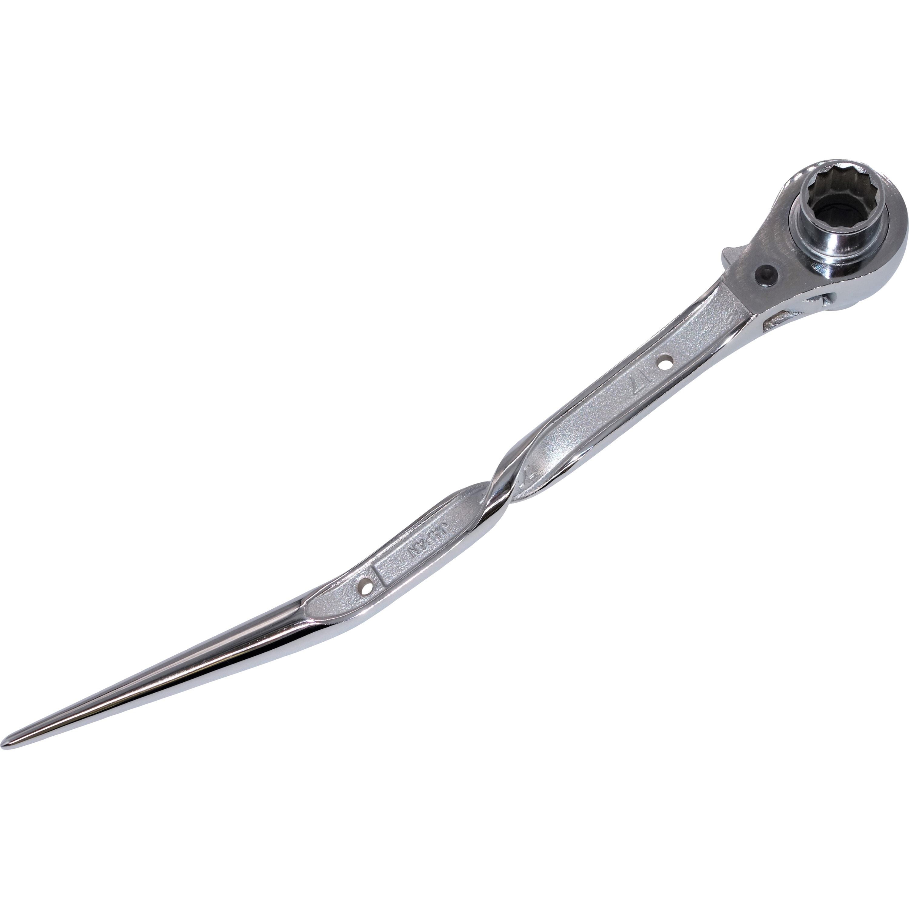 RMT-17x21N-BT-SV ツイスト ラチェットレンチ 総磨き 1個 トップ工業