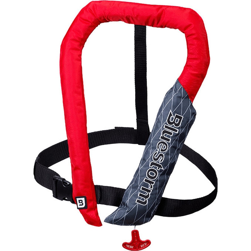 BSJ-2920RSⅡ Red 自動膨脹 ライフジャケット タイプA 桜マーク