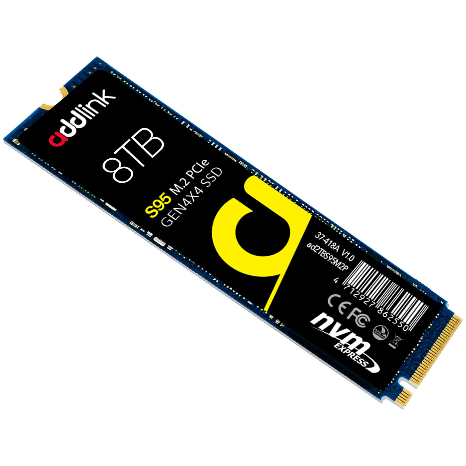 ad8TBS95M2P 内蔵SSD PCIe NVMe S95 1個 addlink 【通販モノタロウ】