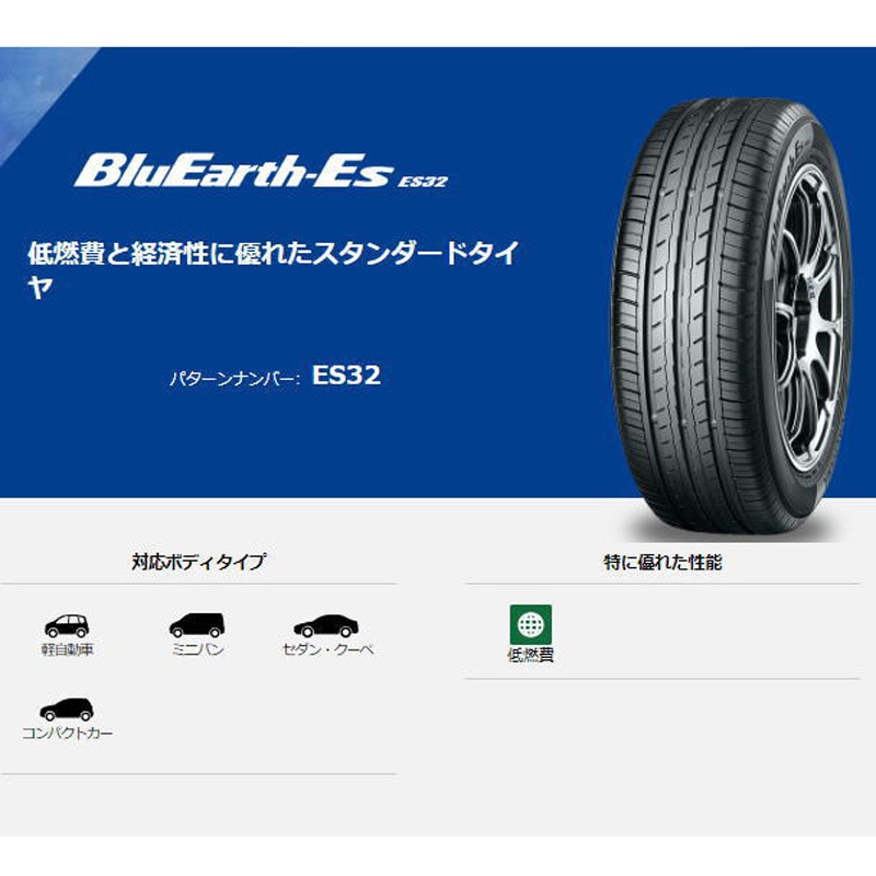 165/55R15 75V 【サマータイヤ4本set】 YOKOHAMA(ヨコハマ) BluEarth