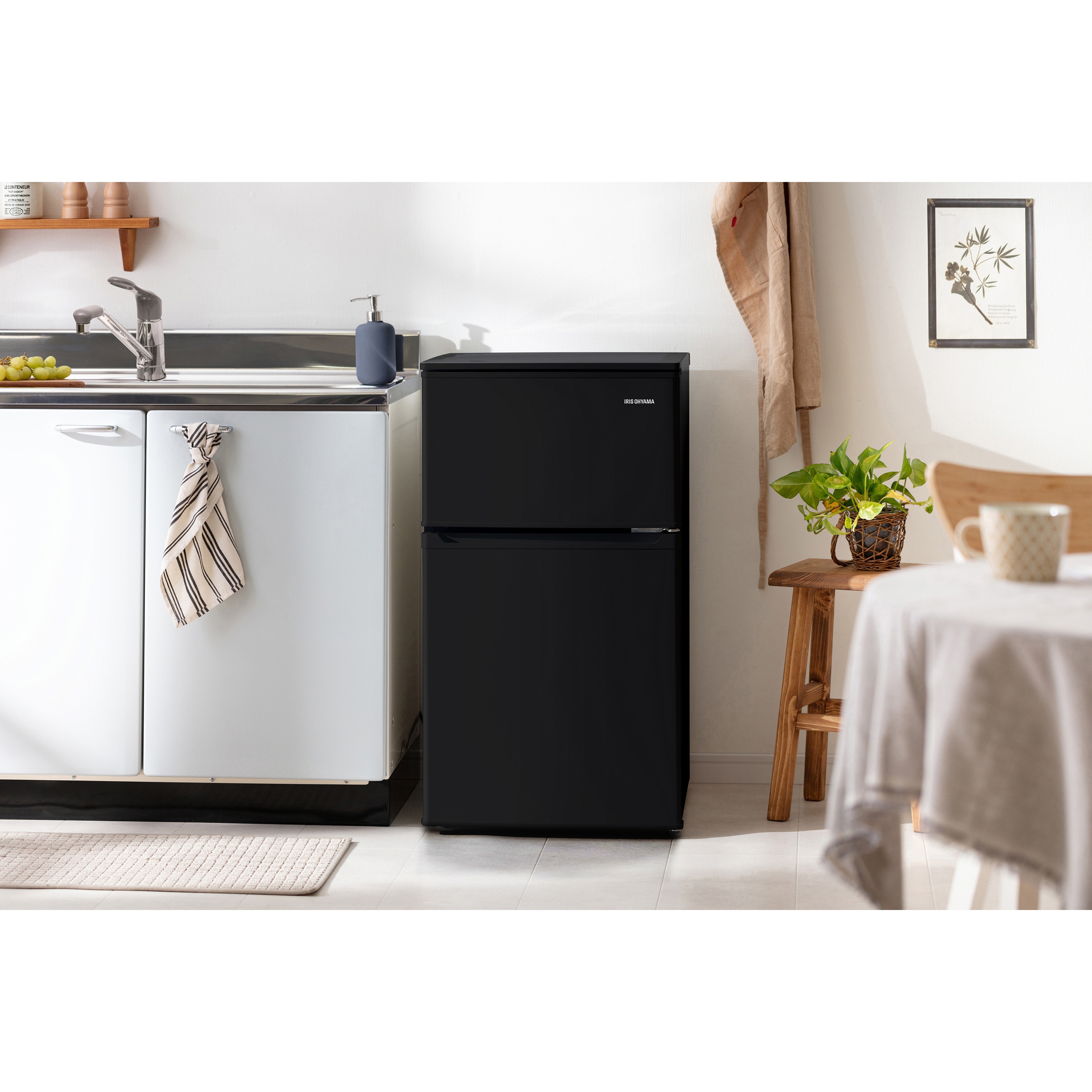 IRSD-9B-B 冷凍冷蔵庫90L 1台 アイリスオーヤマ 【通販モノタロウ】