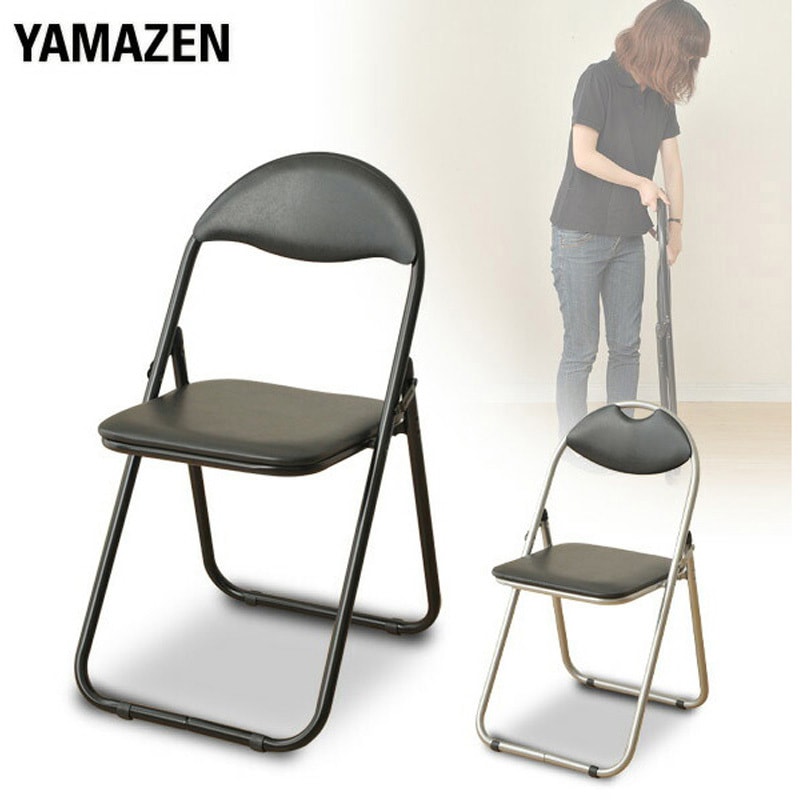 YZX-08(SB) パイプ会議イス YAMAZEN(山善) シルバー色 1台 - 【通販