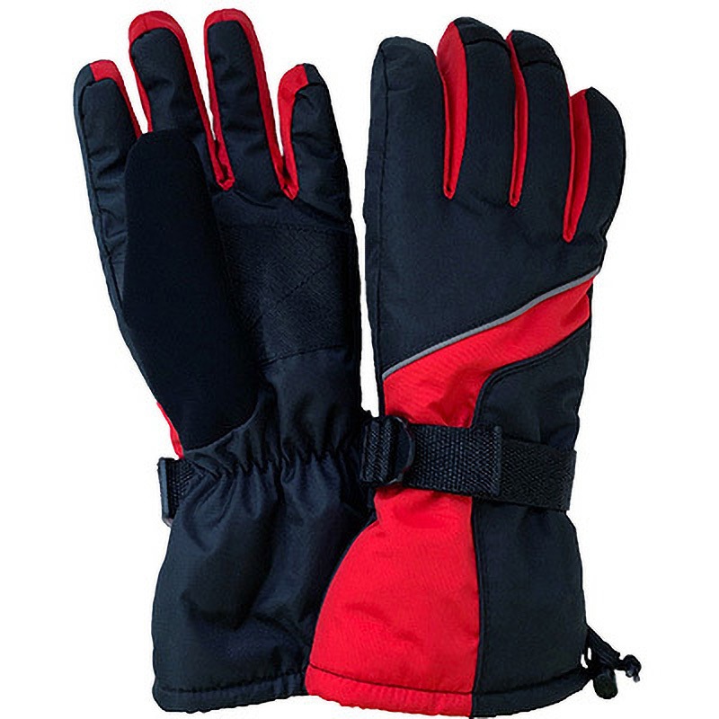 YBK-500REM 防水防寒手袋 HotLaccu レッド色 サイズM 1双 YBK-500REM