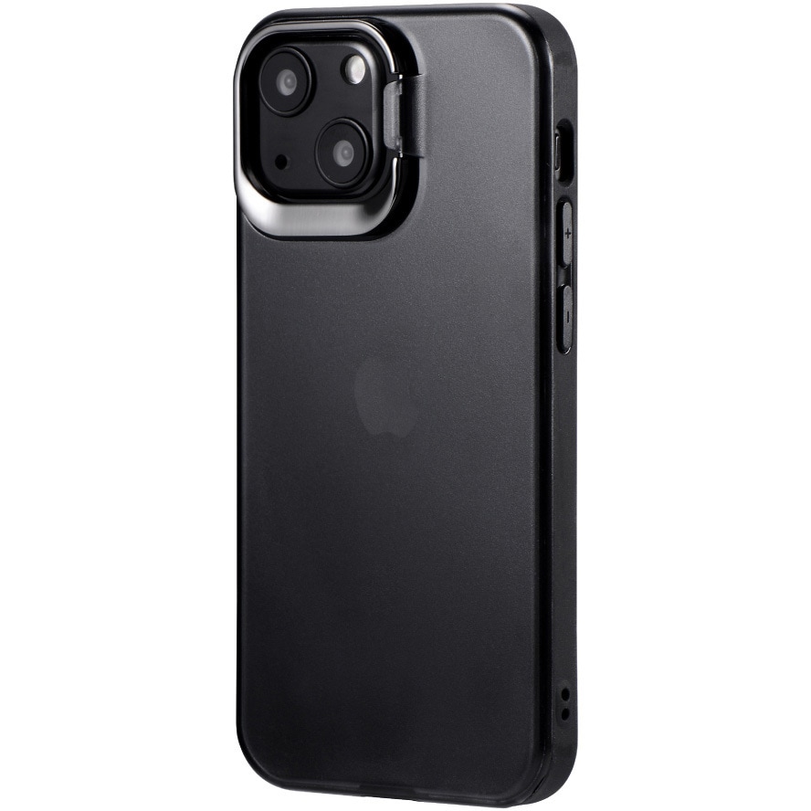 LP-IS21SHSBK iPhone 13 mini スタンド付耐衝撃ハイブリッドケース