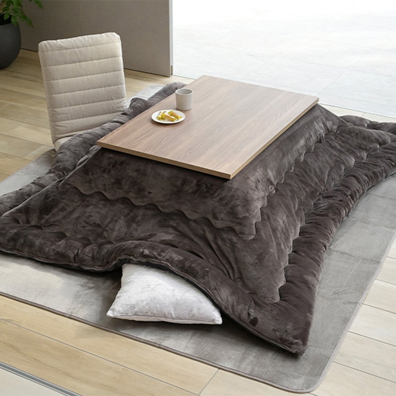 HLT-10570(OBRBK) こたつ本体 こたつテーブル80×60/105×70cm YAMAZEN