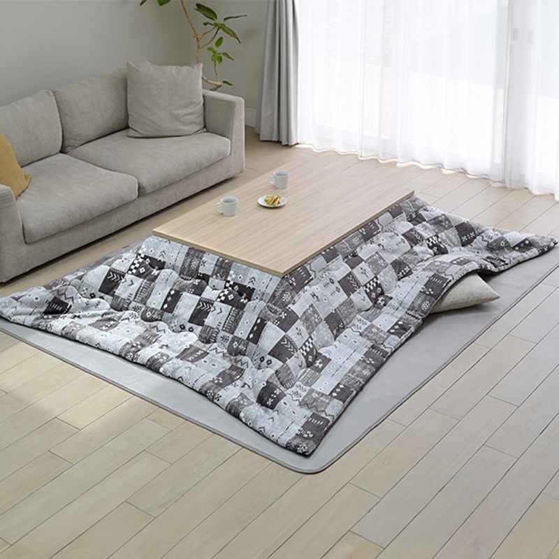 HLT-10570(OBRBK) こたつ本体 こたつテーブル80×60/105×70cm YAMAZEN