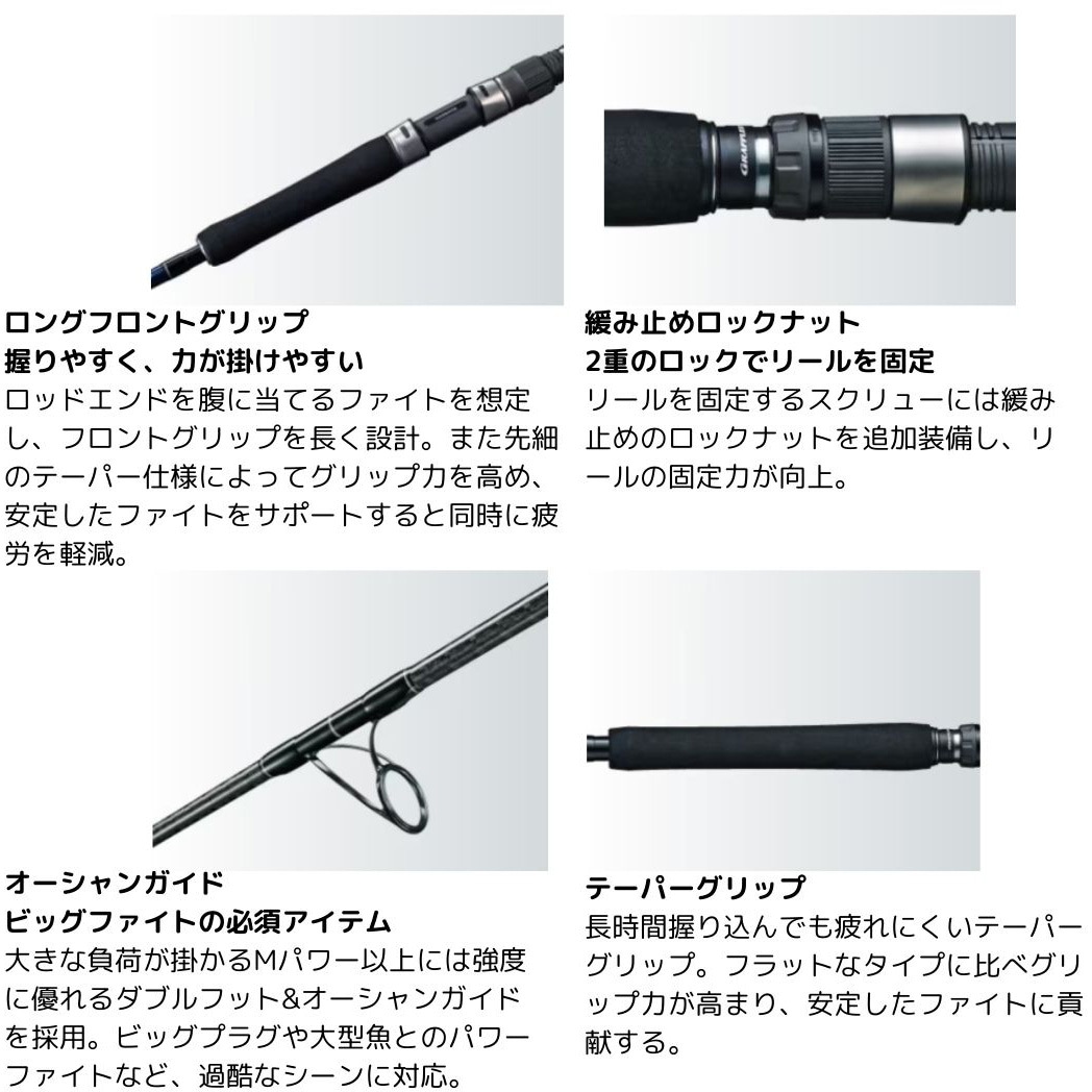 S73ML グラップラー タイプC SHIMANO(シマノ) 継数2本 全長2.21m仕舞