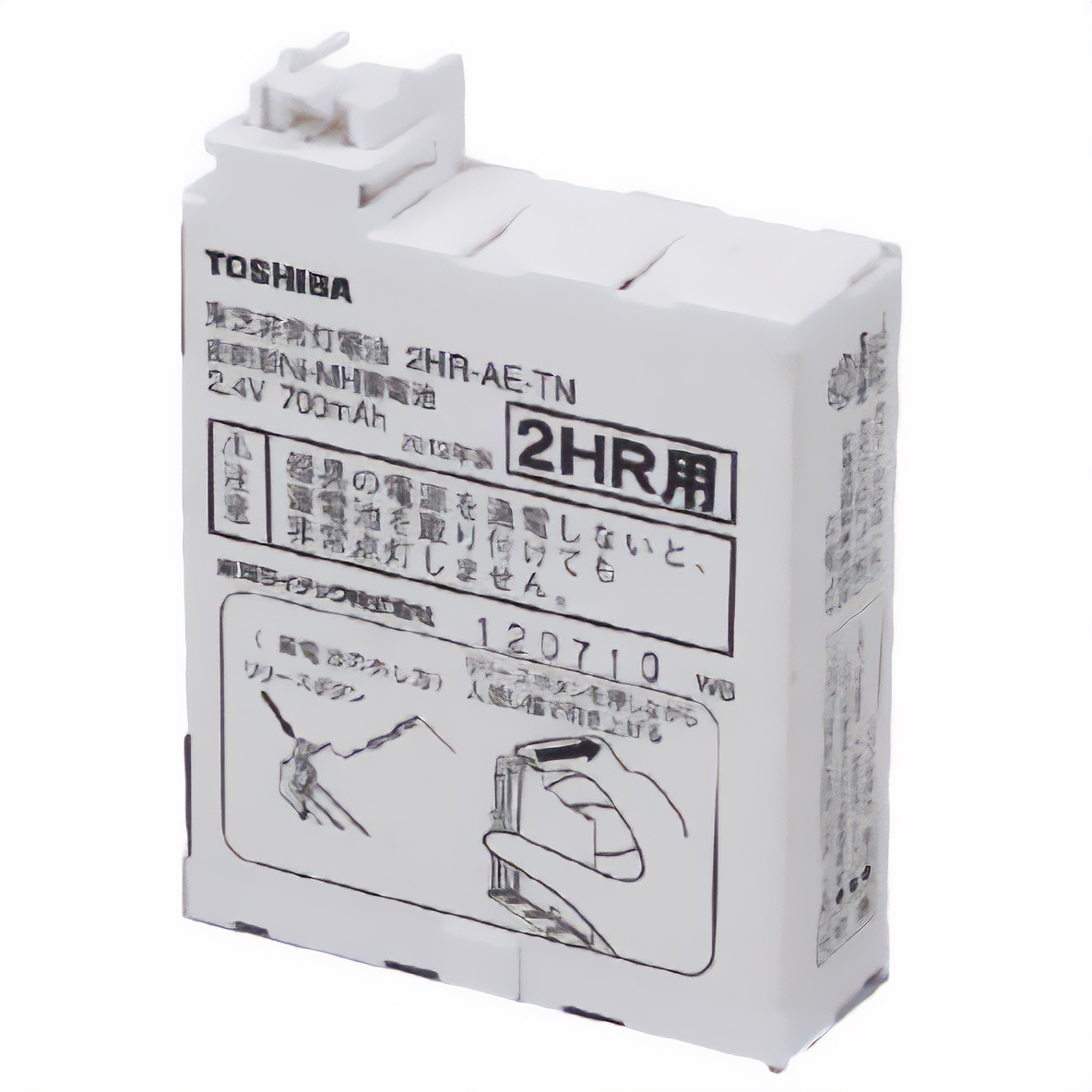 2HR-AE-TNB 非常用照明器具・誘導灯器具 交換用蓄電池 1個 東芝