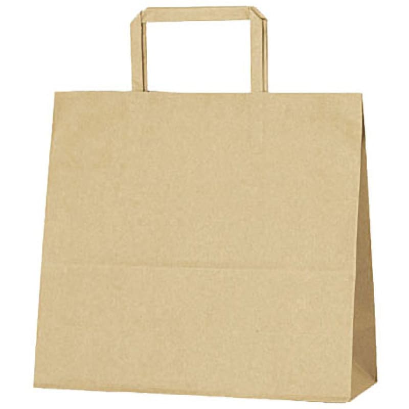 H25CB 26-1 未晒無地 紙袋 25チャームバッグ HEIKO 手提げ袋 茶無地色