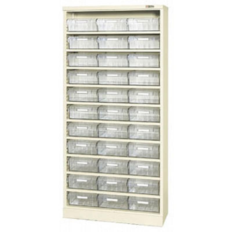 SCR-18KI コンテナラックケース(パーツボックス付) サカエ 引出し数33