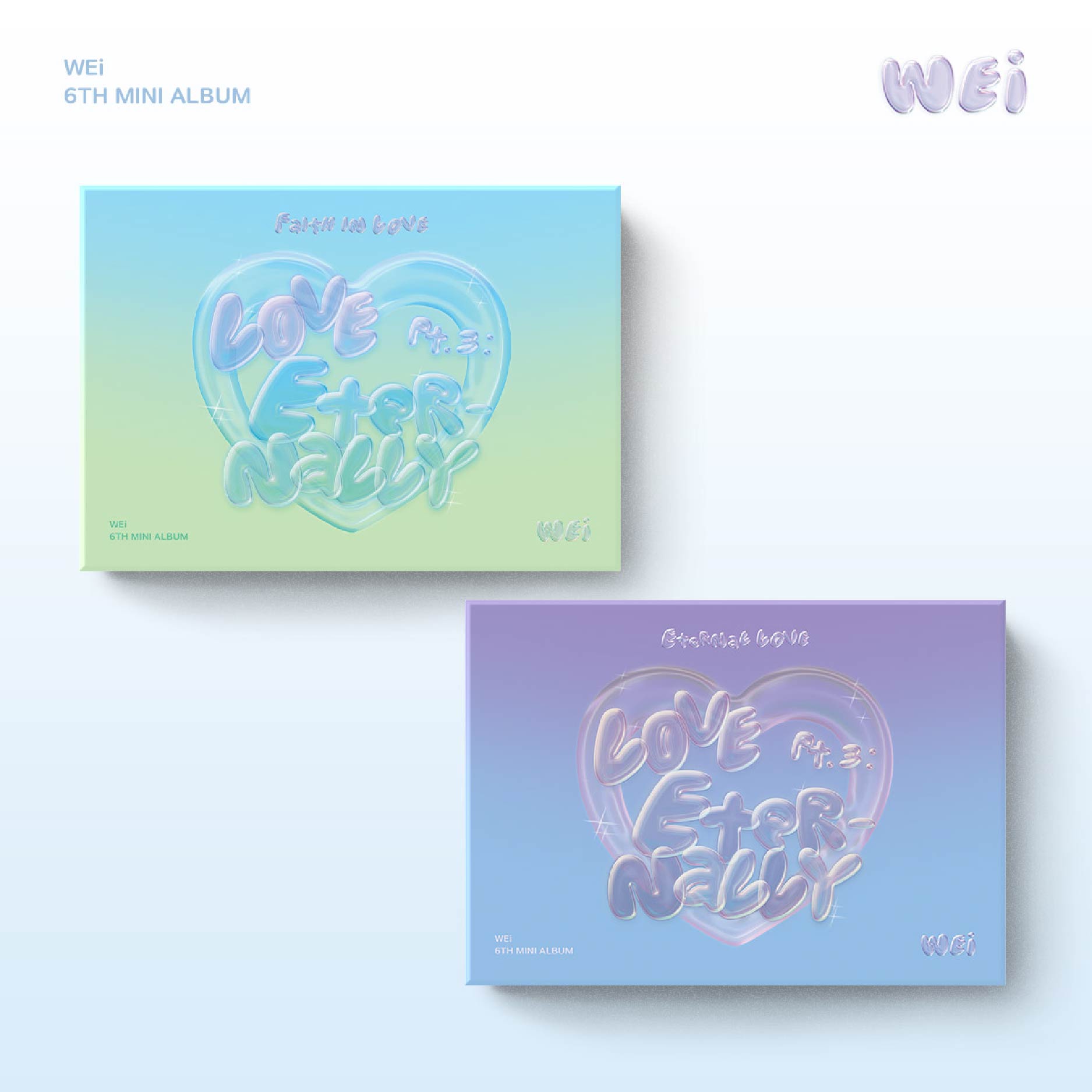 jp.ktown4u.com : [2CD セット] WEi - ミニアルバム6集 [Love Pt.3