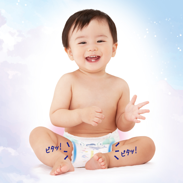 ムーニー「マシュマロ肌ごこちモレ安心」（テープタイプ）Lサイズ