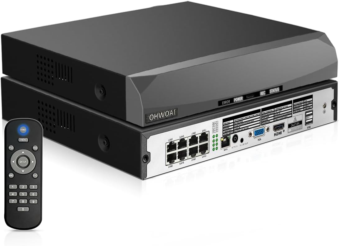 防犯カメラ用POEレコーダー POE給電録画機 – JP OHWOAI