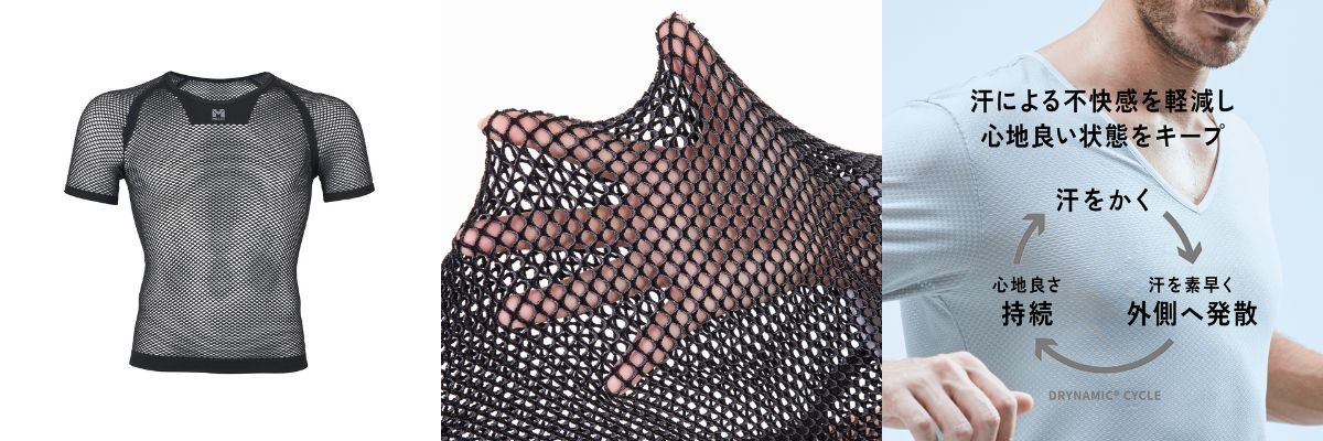 ドライナミック メッシュ ショートスリーブ MIV01566| OM SYSTEM公式