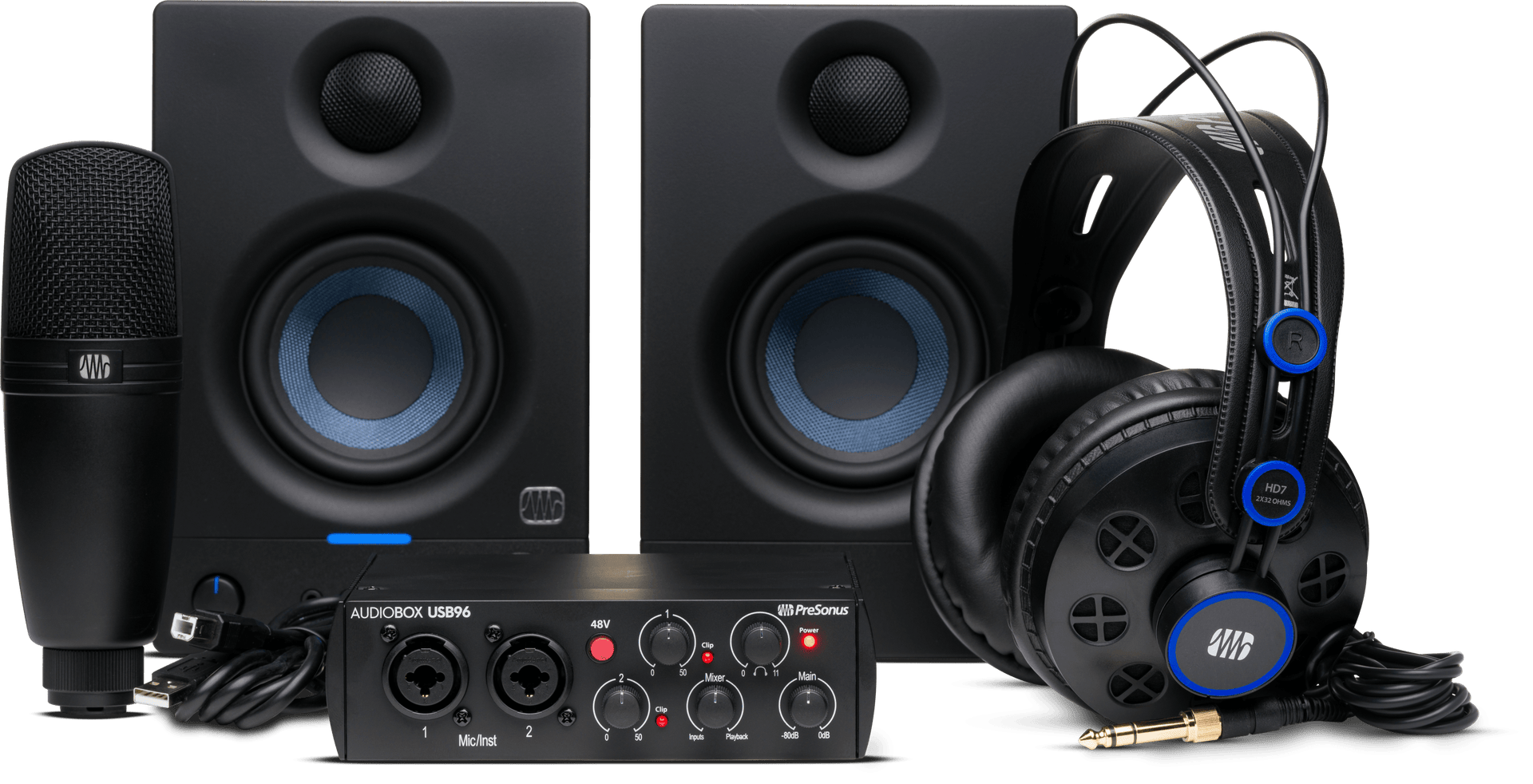 AudioBox USB® 96 Complete Bundle – PreSonus