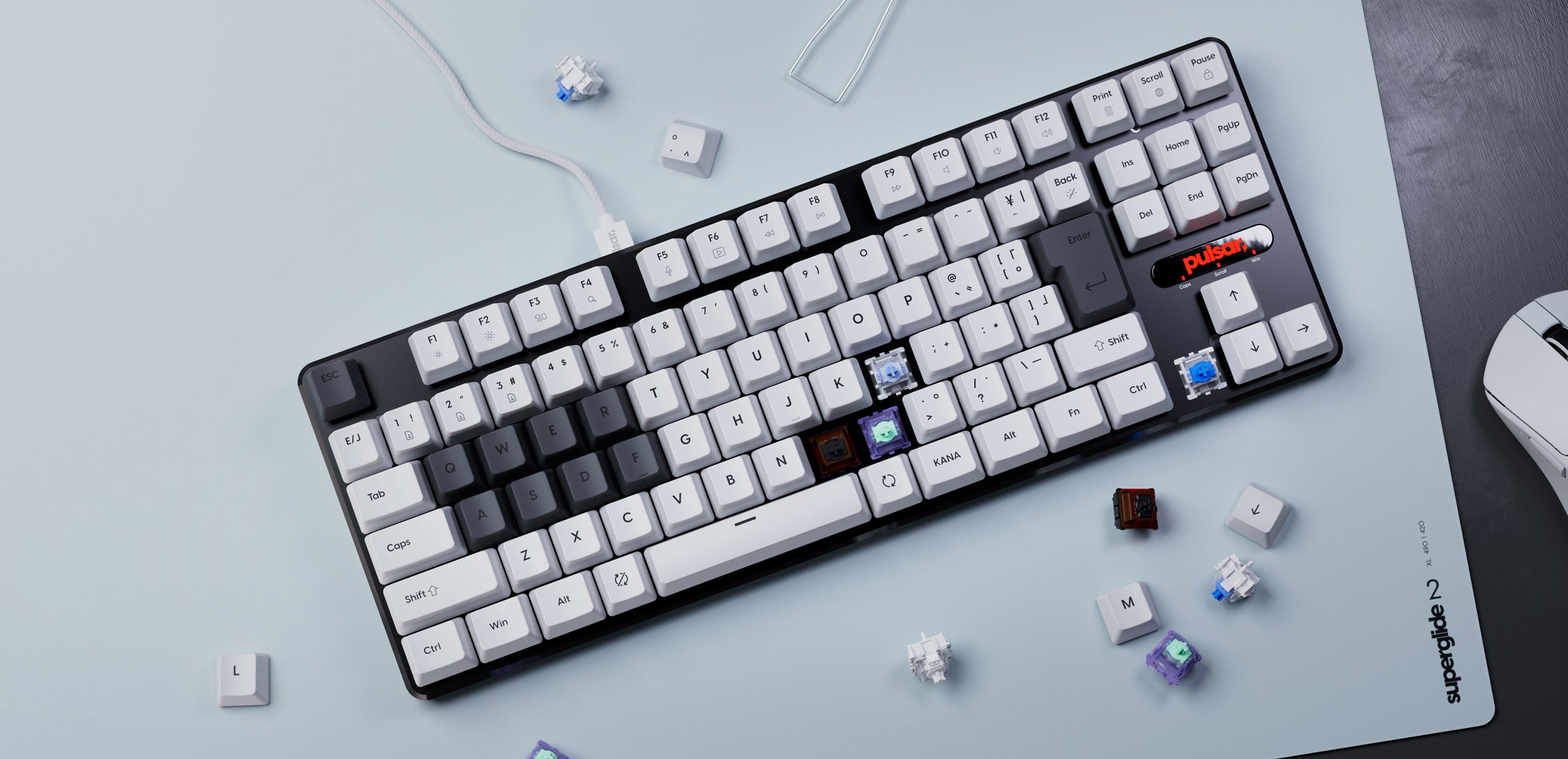 calendar detail PCMK2 HE – Pulsar Gaming Gears Japan