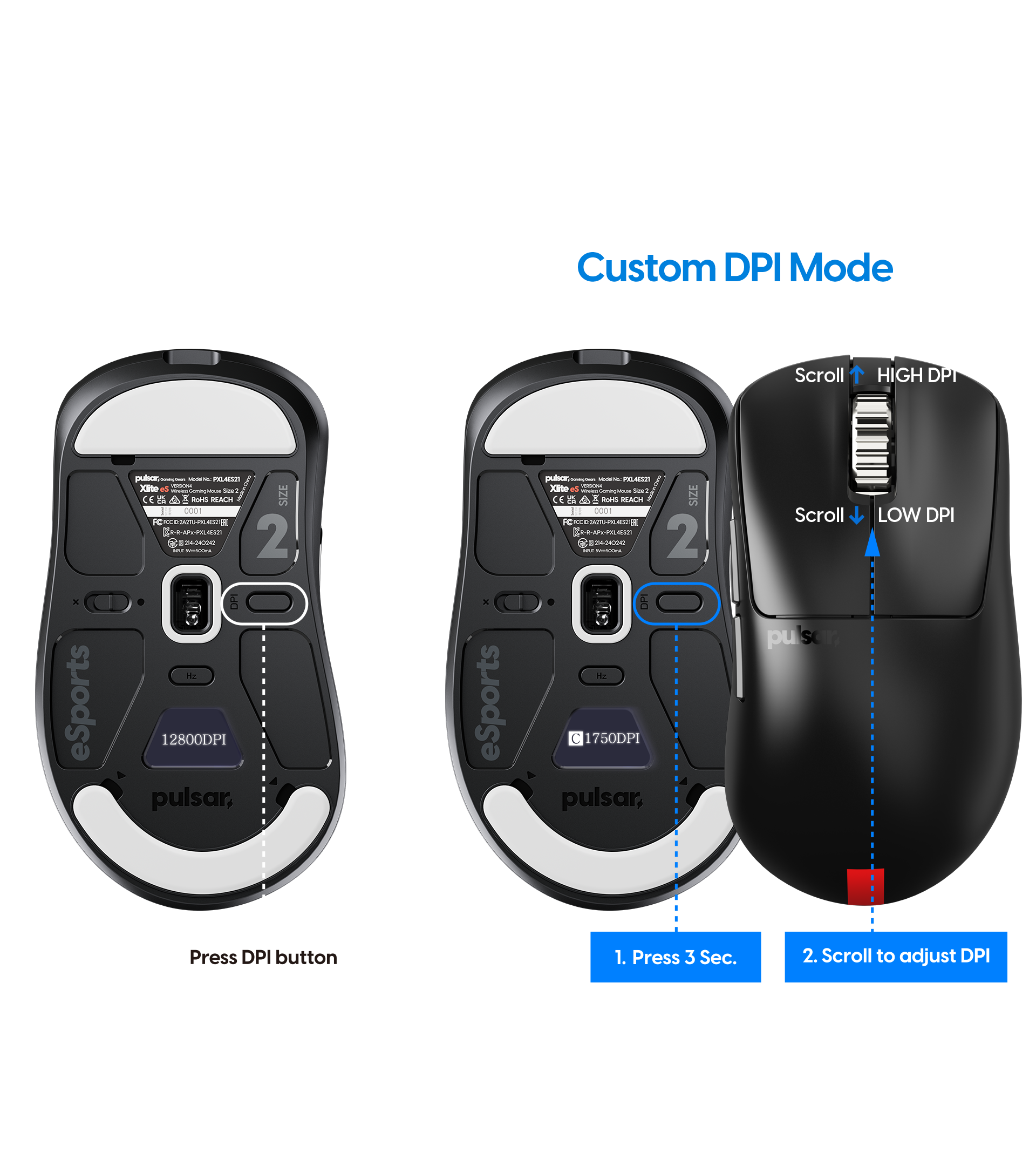 Xlite v4 eS Medium Gaming Mouse – Pulsar Gaming Gears Japan