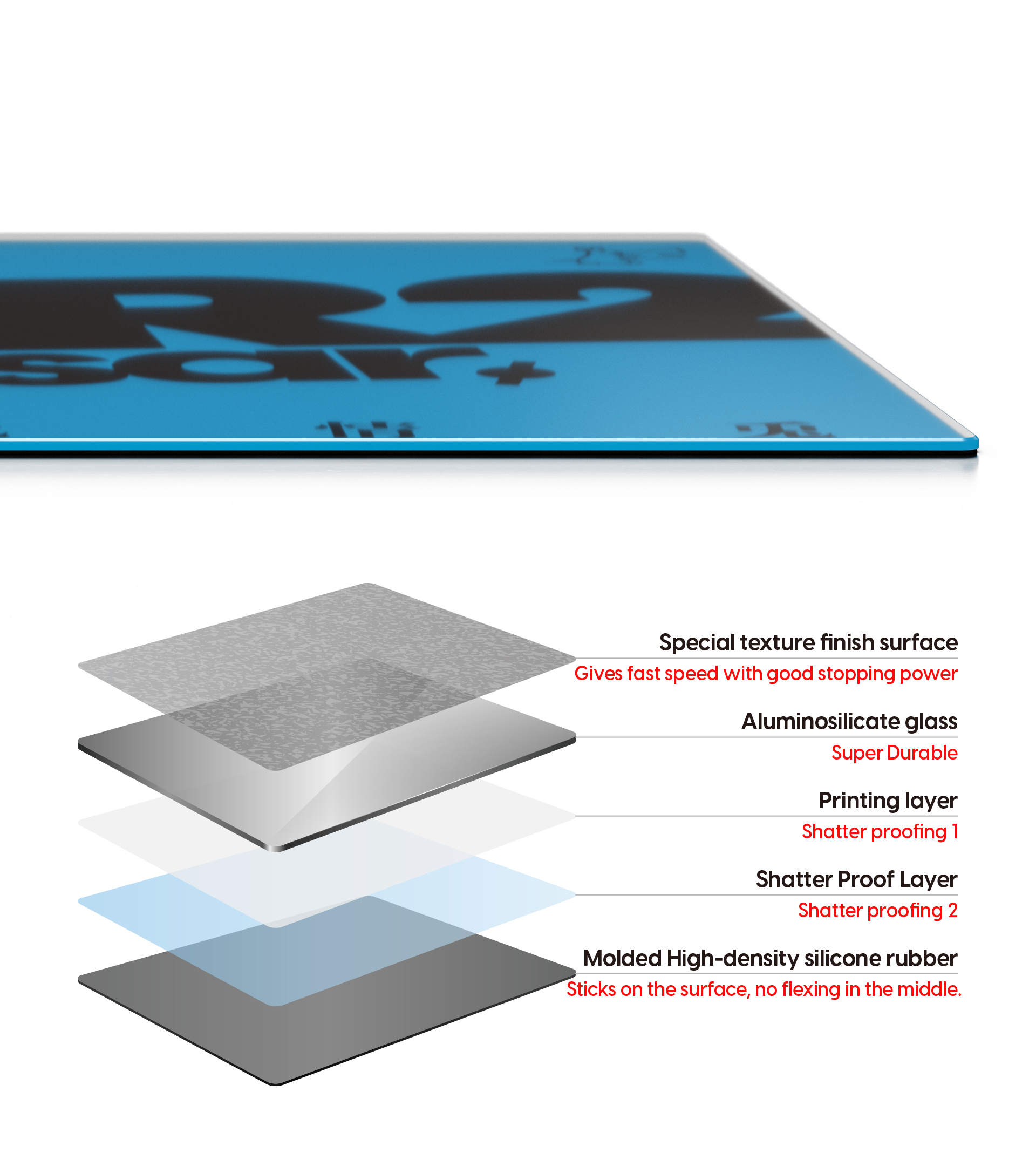 FR2 Edition] Superglide Glass Mousepad XL Size – Pulsar Gaming