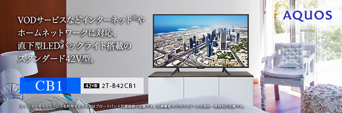 【新品未開封】SHARP 42V型 AQUOS液晶テレビ 2T-C42BE1 AQUOS 液晶テレビ 42V型 シャープ 地デジ 地上デジタル放送