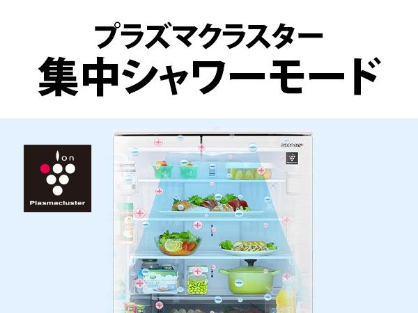 シャープ 冷蔵庫 429L 観音開き 6ドア 幅65cm メタルドア つないで