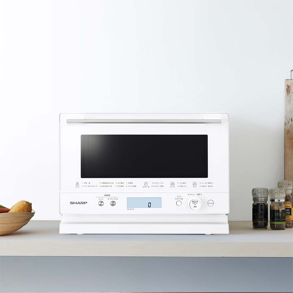 ジャンク品SHARP オーブンレンジ RE-WF183 ホワイト ジャンク品
