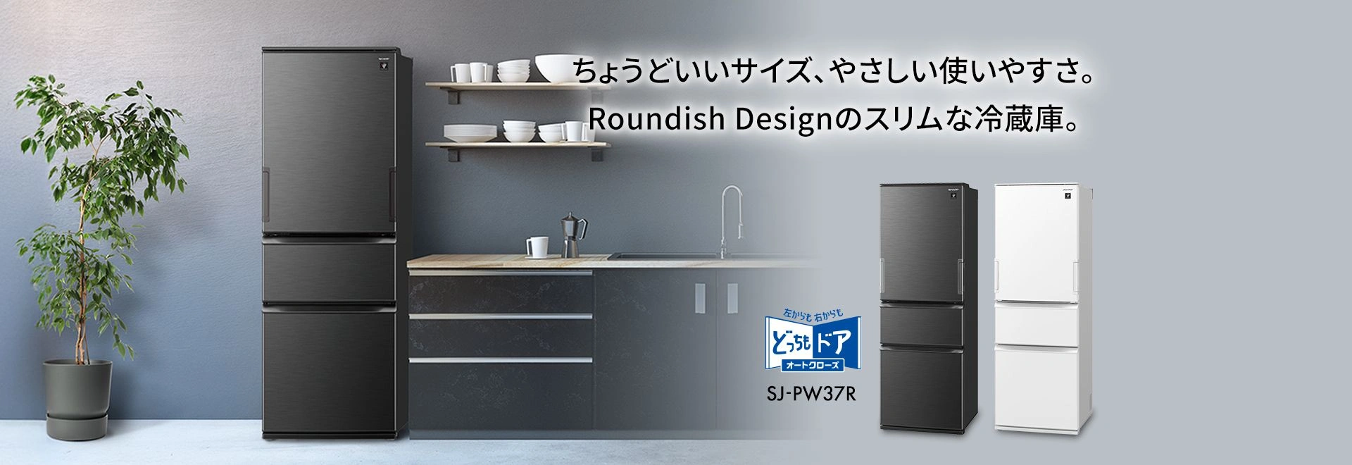 冷蔵庫：シャープ